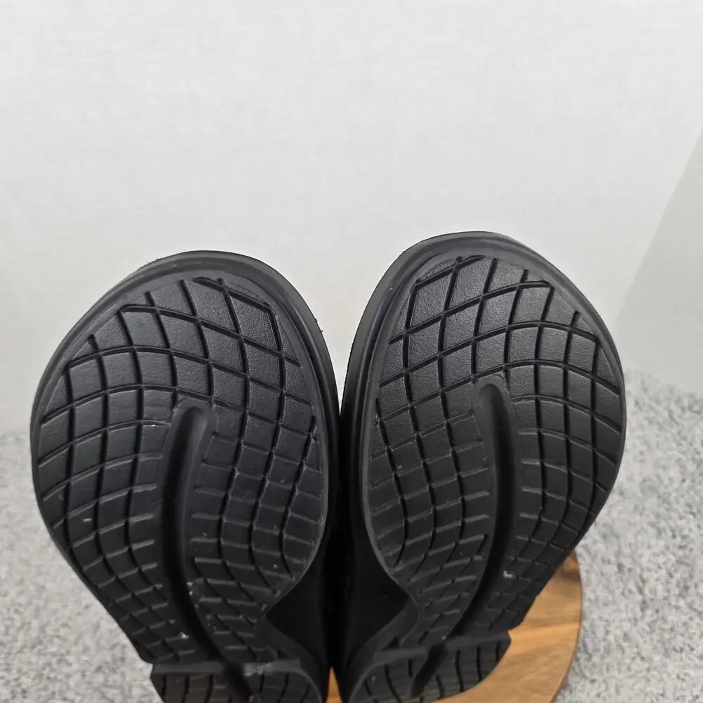 Oofos Mens 13 Ooriginal Black Recovery Comfort Casual Daily Sandals Flip Flop